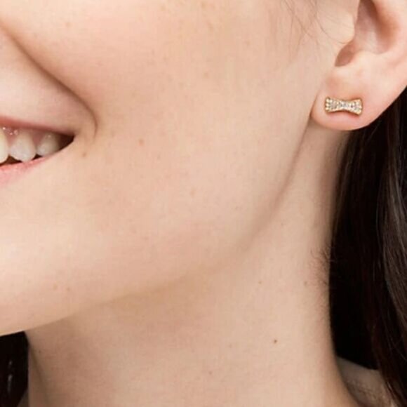 NEW Ready Set Bow Pave Bow Studs​​ - Picture 3 of 3